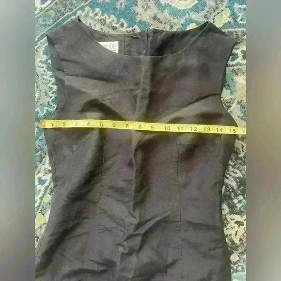 EPISODE Blk Dress With Back Buttons - Size 8 - B7 - Picture 4 of 8